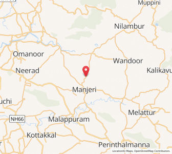 Map of Trikkalangod, Kerala