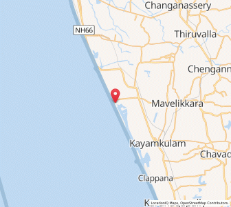 Map of Trikunnapuzha, Kerala