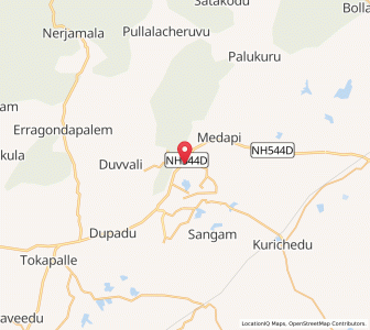 Map of Tripurantakam, Andhra Pradesh