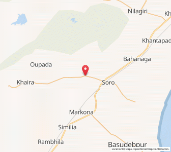 Map of Tudigadia, Odisha