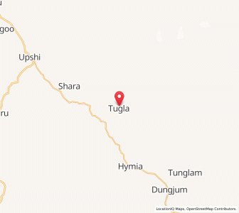 Map of Tugla, Kashmir