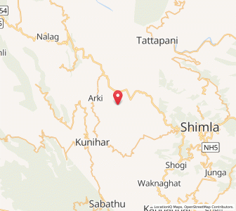 Map of Tukwana, Himachal Pradesh