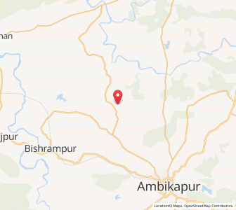 Map of Tulsi, Chhattisgarh