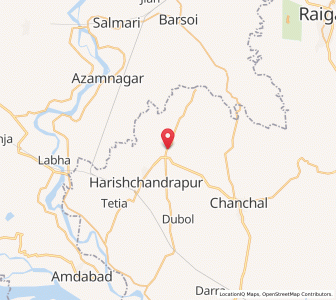 Map of Tulsihata, West Bengal