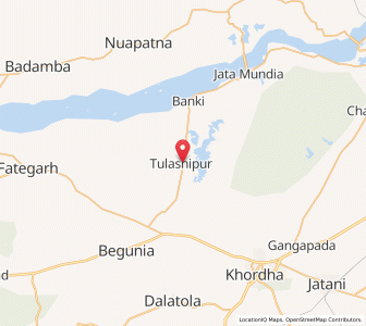 Map of Tulsipun, Odisha