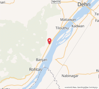 Map of Tumba, Bihar