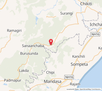 Map of Tumbagarh, Andhra Pradesh