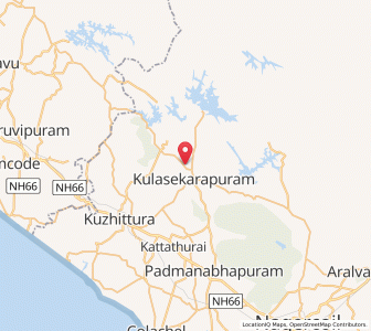 Map of Tumbakod, Mizoram