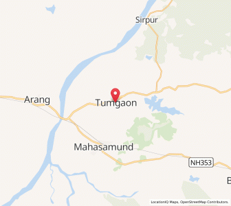 Map of Tumgaon, Chhattisgarh