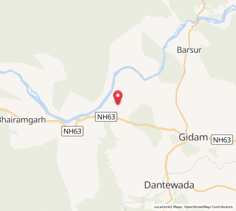Map of Tumnar, Chhattisgarh