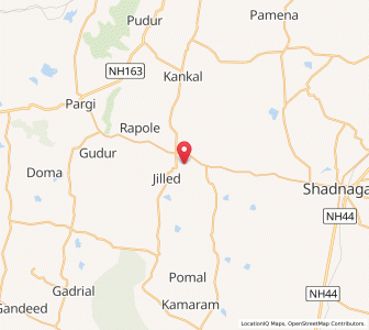 Map of Tumpalli, Andhra Pradesh