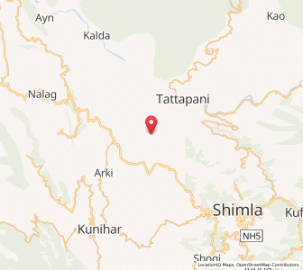 Map of Tun, Himachal Pradesh