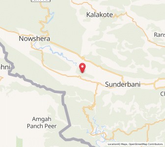 Map of Tung, Kashmir