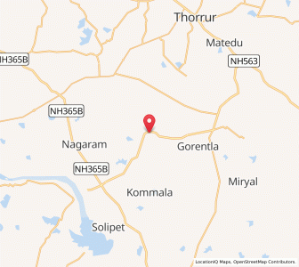 Map of Tungaturti, Andhra Pradesh