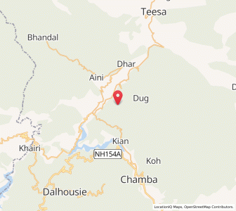 Map of Tunguna, Himachal Pradesh