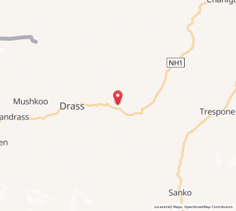 Map of Tungus, Kashmir