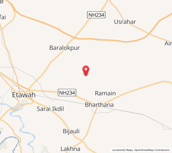 Map of Turaiya, Uttar Pradesh