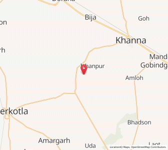 Map of Turmari, Punjab