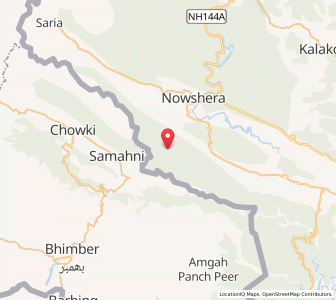 Map of Turo, Kashmir