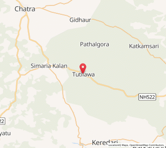 Map of Tutilawa, Jharkhand