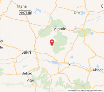 Map of Ubhand, Maharashtra