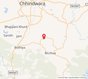 Map of Ubhegaon, Madhya Pradesh