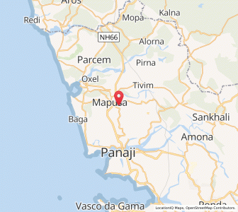 Map of Ucassaim, Goa