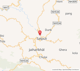 Map of Udal Palla, Uttarakhand