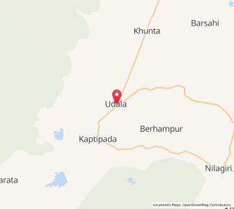 Map of Udala, Odisha