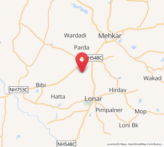 Map of Udanapur, Maharashtra