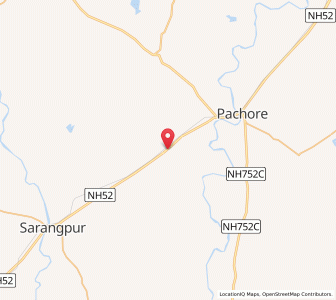 Map of Udankheri, Madhya Pradesh