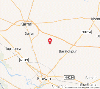 Map of Uddhampur, Uttar Pradesh