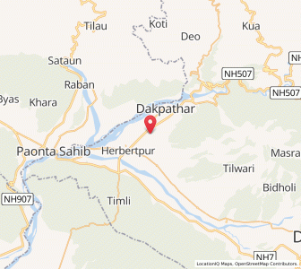 Map of Udia Khala, Uttarakhand