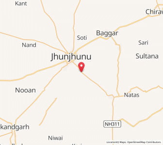 Map of Udwas, Rajasthan