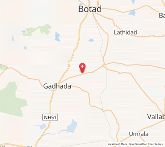 Map of Ugamedi, Gujarat