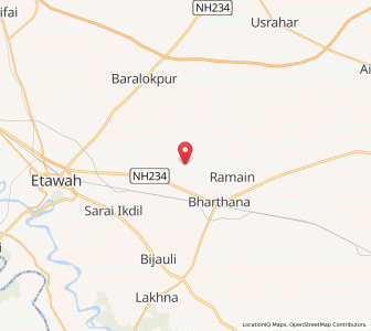Map of Ukharra, Uttar Pradesh
