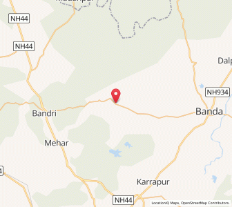 Map of Uldan, Madhya Pradesh