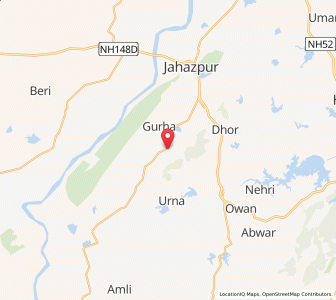 Map of Ulela, Rajasthan
