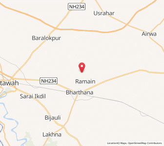 Map of Umarsenda, Uttar Pradesh
