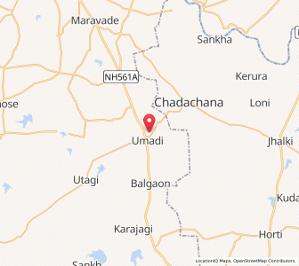 Map of Umdi Khurd, Maharashtra