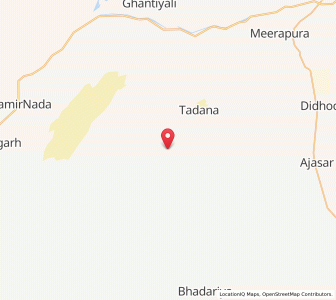 Map of Umed Singh ka Mathara, Rajasthan