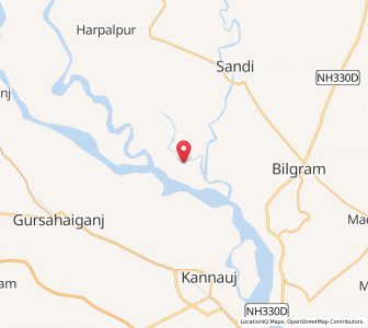 Map of Umrauli, Uttar Pradesh
