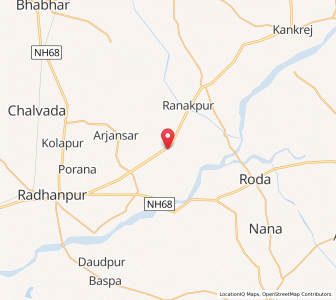 Map of Un, Uttar Pradesh