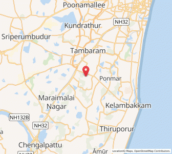 Map of Unamaucheri, Tamil Nadu