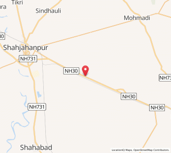 Map of Unchaulia, Uttar Pradesh