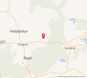 Map of Unchawad, Madhya Pradesh