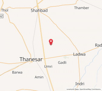 Map of Untsal, Haryana