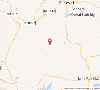 Map of Unurala, Gujarat