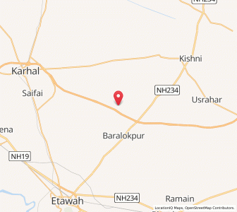 Map of Unwa, Uttar Pradesh