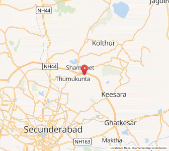 Map of Uparpalli, Andhra Pradesh